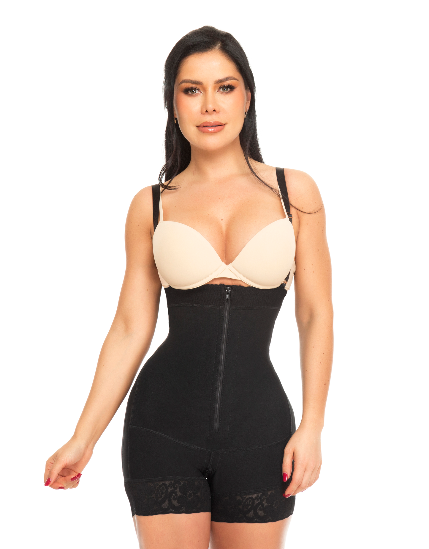 Faja colombiana strapless postparto cierre lateral invisible. REF 1376 ESTILIZA
