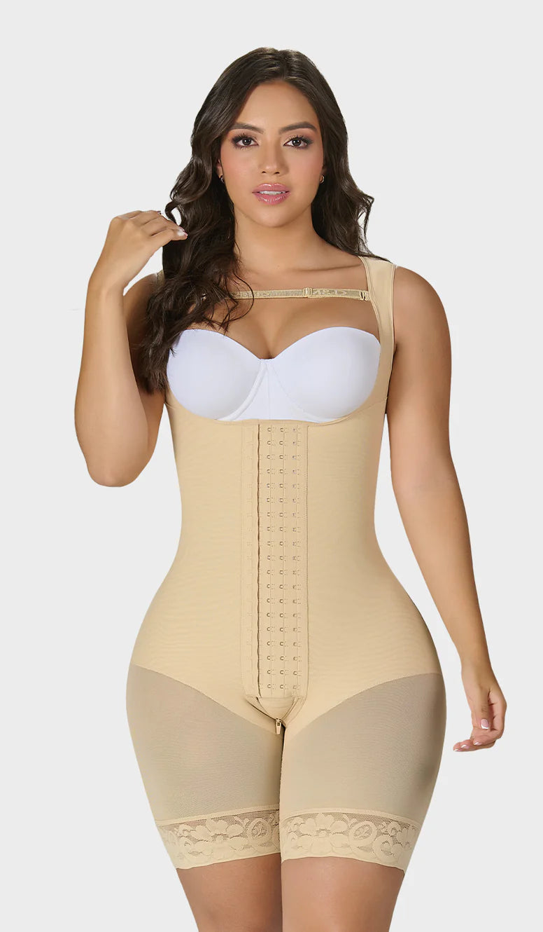 Faja Colombiana tipo reloj de arena media pierna Ref. F00485 MYD