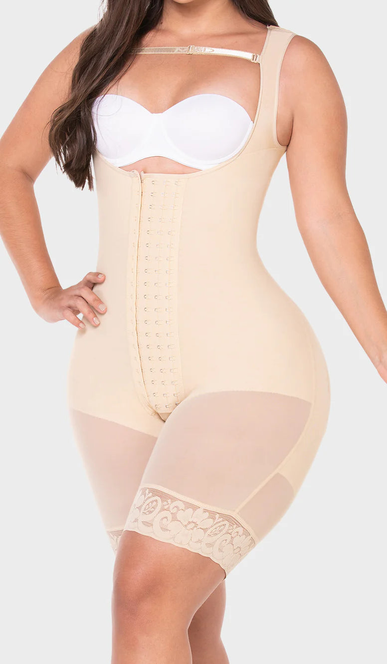Faja Colombiana tipo reloj de arena media pierna Ref. F00485 MYD