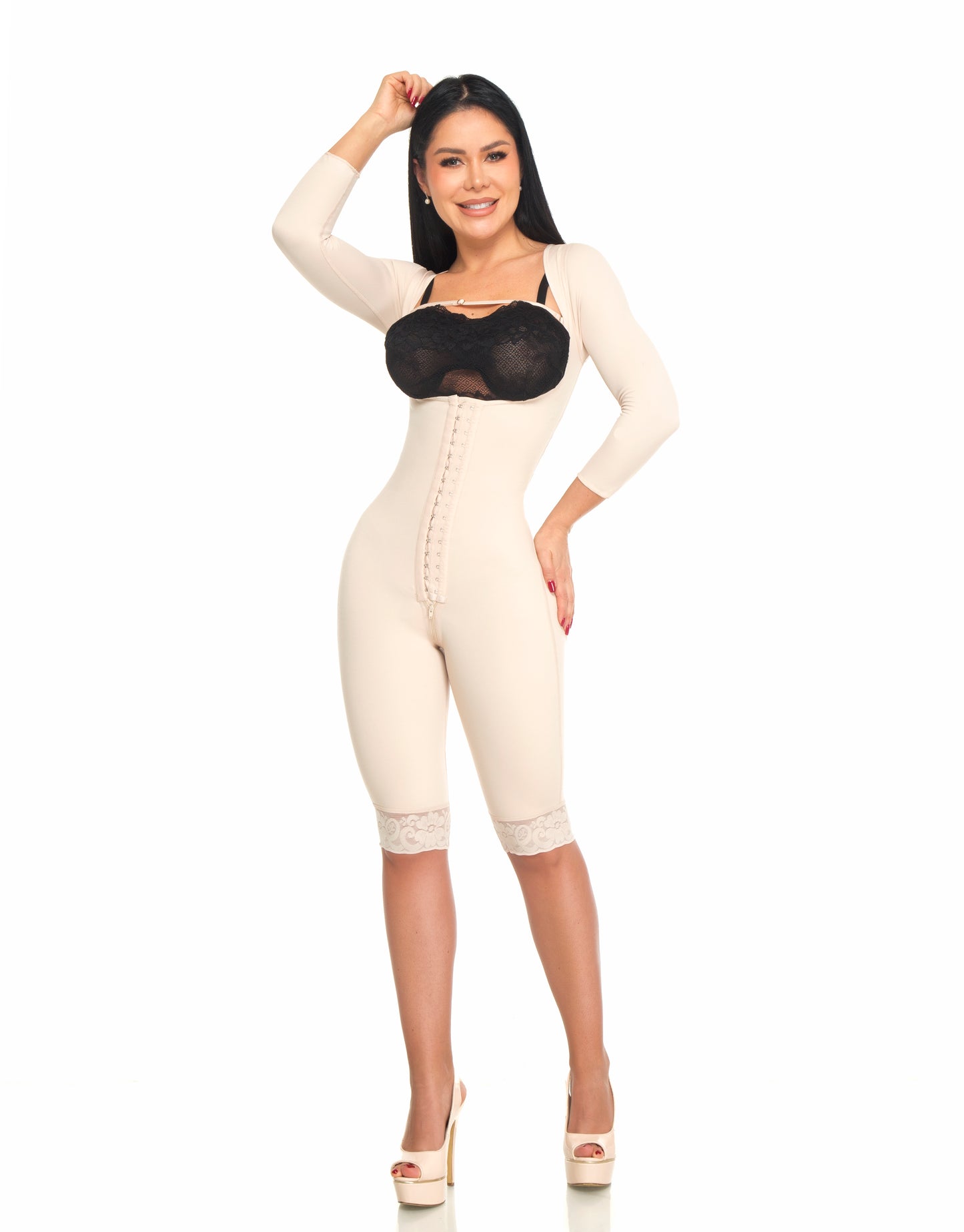Faja larga con cobertura en espalda y brazos. REF 1374 ESTILIZA
