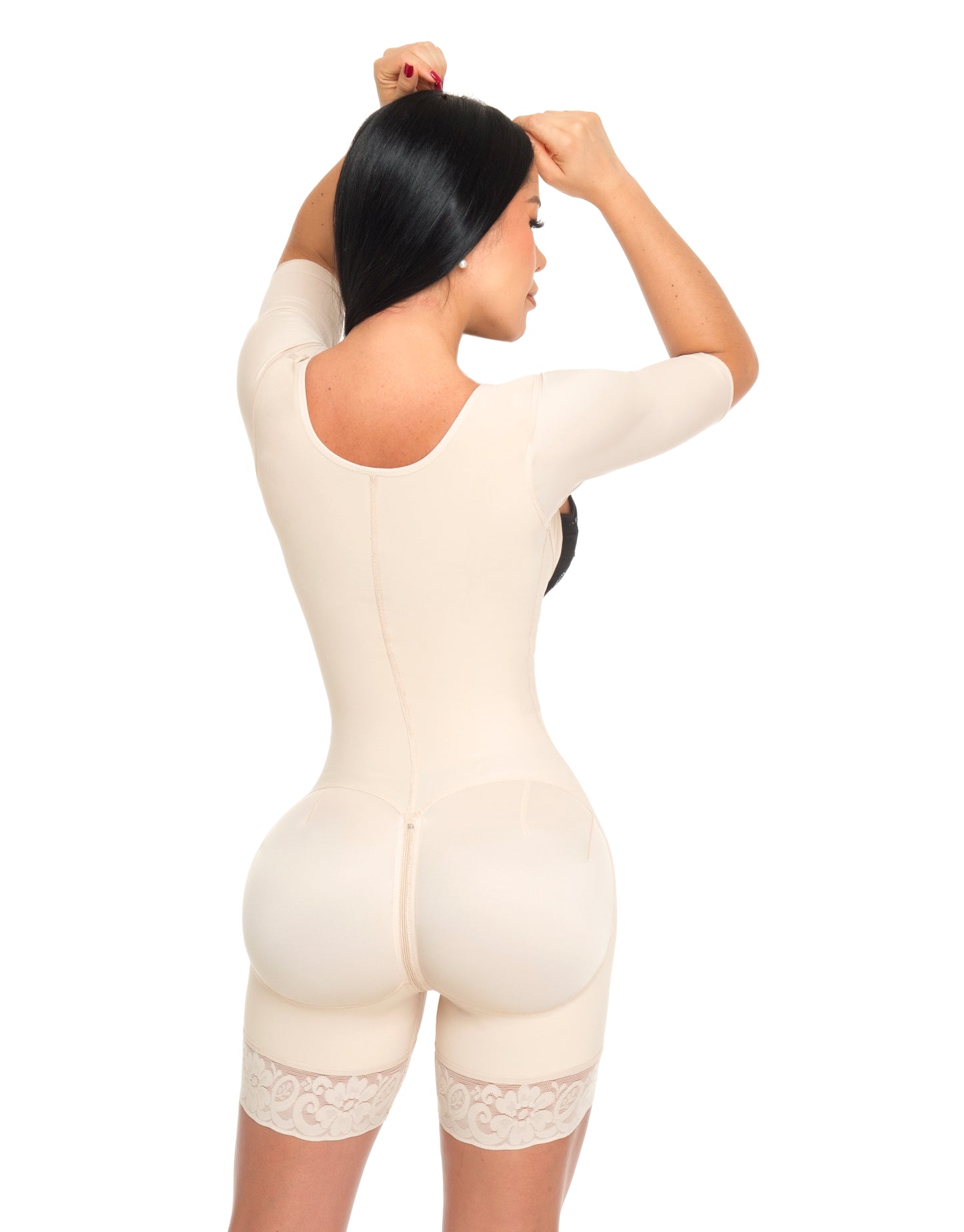 Faja colombiana con mangas 3 niveles de broches 1388 ESTILIZA