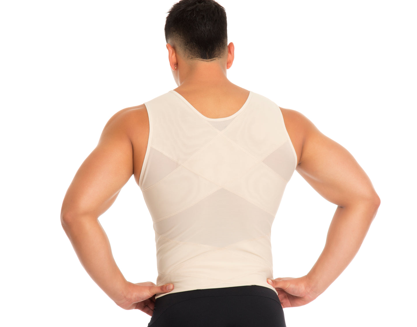 Faja colombiana postquirúrgica chaleco de hombre. REF 1372 ESTILIZA