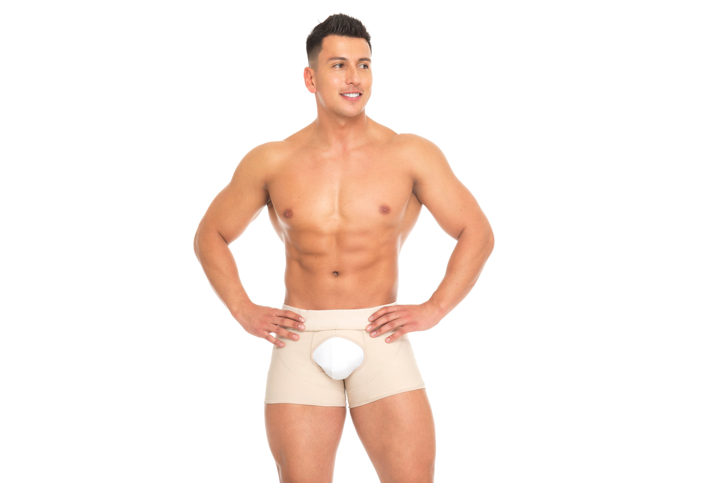 Faja colombiana short inguinal postquirúrgico para hombre. REF 1417 ESTILIZA