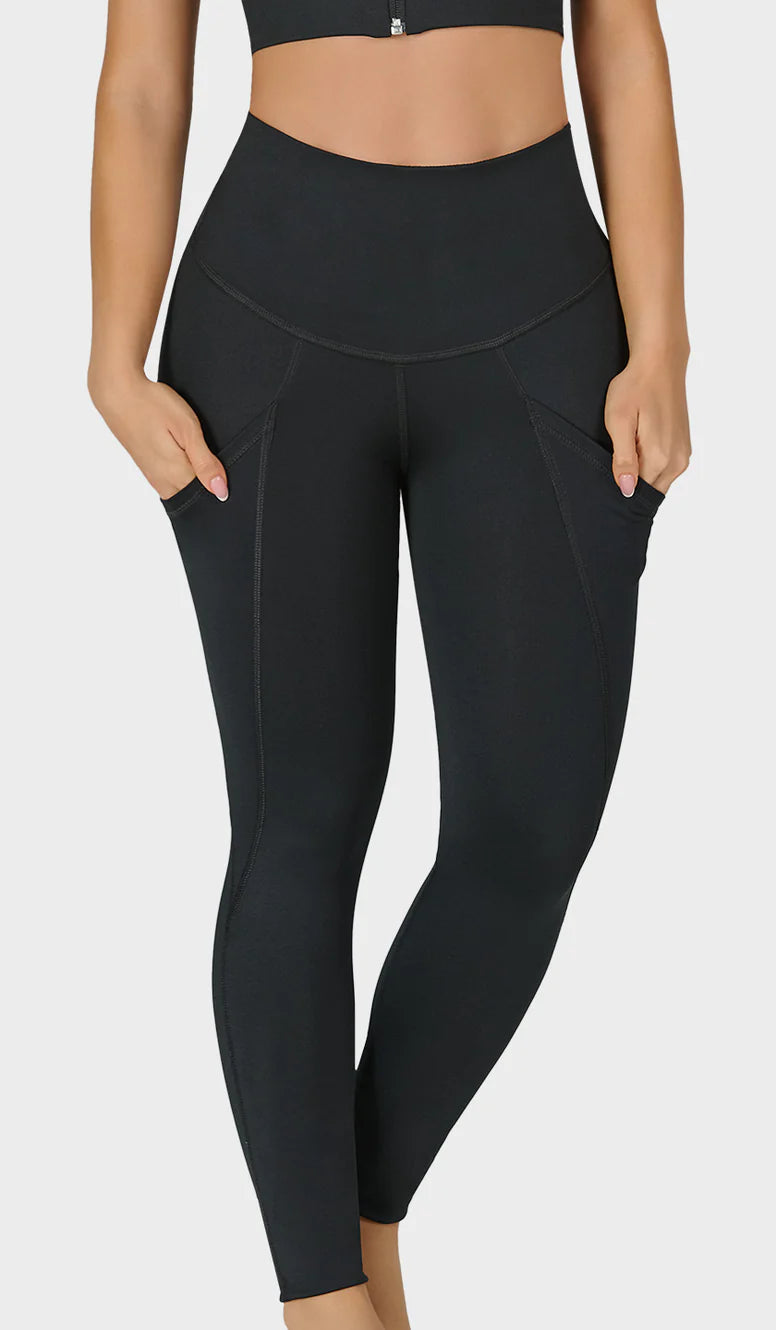 Leggins colombiano deportivo con bolsillos. REF. L05929 MyD