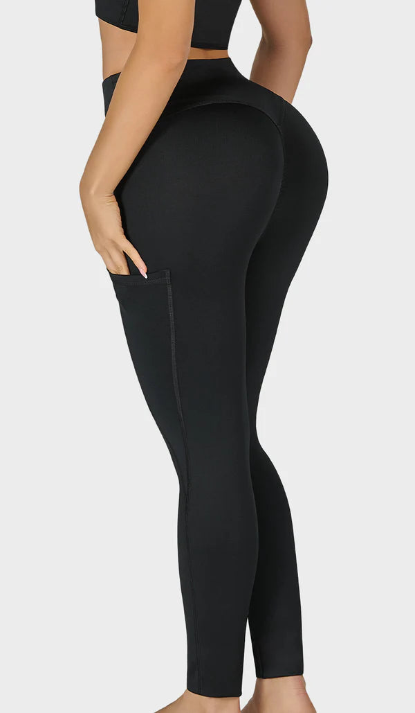 Leggins colombiano deportivo con bolsillos. REF. L05929 MyD