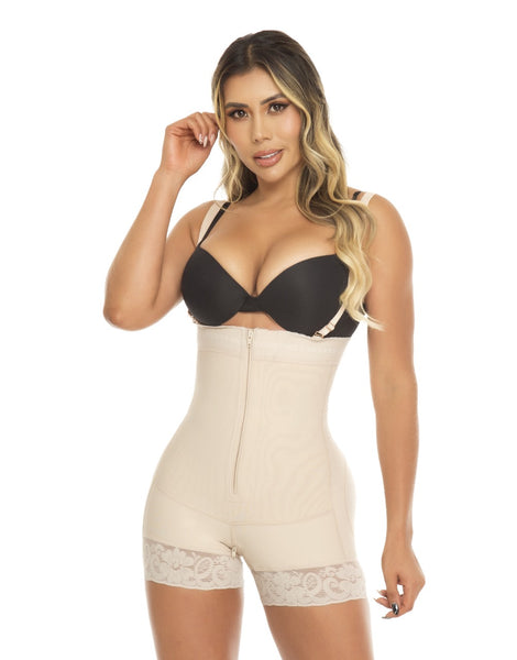 Faja Colombiana Moldeadora Extra Corta Strapless Con Cierre Estiliza Ref. 1377