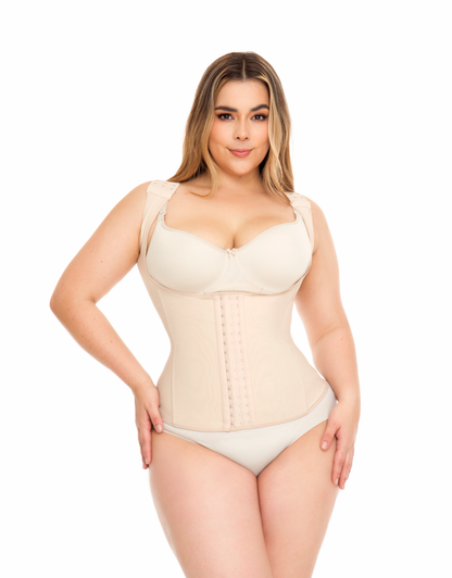 Faja chaleco reductor postoperatorio tirante ancho. REF 1395 ESTILIZA