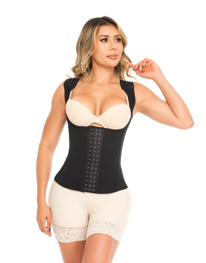 Faja chaleco reductor postoperatorio tirante ancho. REF 1395 ESTILIZA