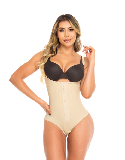 Faja colombiana tanga alta compresión moldeadora reductora Body Shaper. REF 1419 ESTILIZA