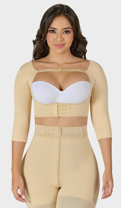 Chaleco colombiano con mangas corrector de postura reductor. REF CH004 MyD