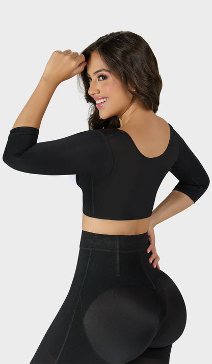 Chaleco colombiano con mangas corrector de postura reductor. REF CH004 MyD