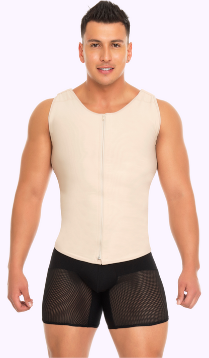 Faja chaleco para hombre corrector de postura y reductor. REF 1371 ESTILIZA