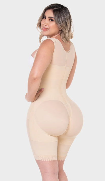 Faja colombiana media pierna con capacidad ULTRA en cadera. REF. F00489 MyD