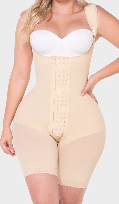 Faja colombiana media pierna con capacidad ULTRA en cadera. REF. F00489 MyD