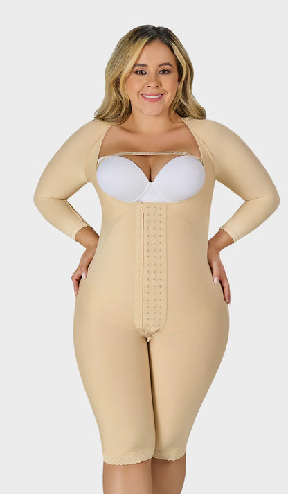 Faja colombiana larga con mangas etapa1 Basic line. REF. F04474 MyD