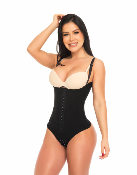 Faja Colombiana Estiliza 1419 Tanga Alta Compresión Moldeadora Reductora BodyShaper