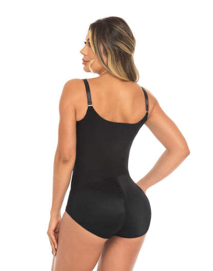 Faja colombiana reductora y moldeadora Estiliza 1390 - beige / negro